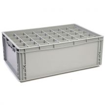Bac Pour 40 Verres - Hauteur 20,5 Cm - Diamètre 6,5 Cm,