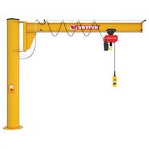 Vetter Krantechnik - Potence Surélevée Sur Fût Avec Kit De Fixation - Capacité 250 À 2000 Kg - Vetter