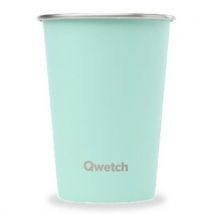 Edelstahlbecher, Grün, 300 Ml - Qwetch,