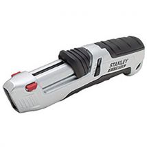 Stanley - Couteau De Sécurité Métal À Lame Auto-rétractable,