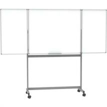 Tableau Blanc Tryptique Mobile Standard 100x150cm,