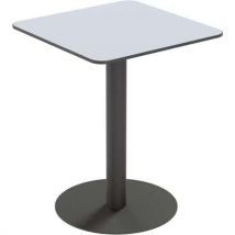 Table D'extérieur Cross Carrée 60x60cm H75cm - Plateau Gris,