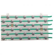 Polymer-bodenleitkit, Selbstkl., Platten - 33 Graue Blöcke,