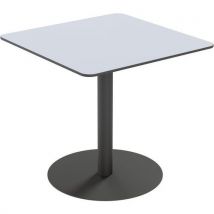 Table Restauration Mezzo Carre 80x80 Cm - Stratifié Blanc,