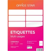 Office Star - Étiquette Multi-usages - Impression Laser / Jet D'encre