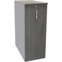 Caisson Tower H114 3 Tab. 1ds Alu/chêne Gris,