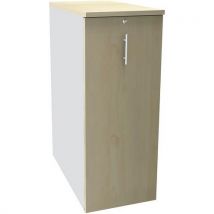 Simmob - Caisson Tower H114 3 Tab. 1ds Blanc/érable,