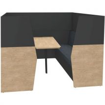 Simmob - Banquette De Réunion 6 Places Avec Table In'team