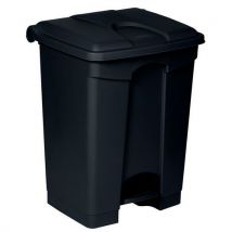 Collecteur À Pédale 70 L - Antibactérien - Noir - Probbax,
