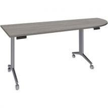 Simmob - Table Idora 200x80 Cm Angle Droit Pied Alu