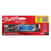Opaker Kreativmarker Sharpie Bullet, Rundspitze, 2 Stück,