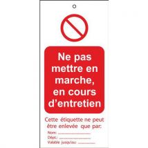 10 Stücke 10 Verriegelungsetiketten - Nicht Einschalten,