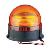 Led-signalleuchte 12/24v, Flacher Sockel, 2 Kabel 20w Orange,
