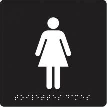 Panneau Braille - Toilettes Femmes - Pavo,