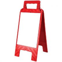 Chevalet Avec Message Effaçable Blanc / Rouge - Novap,