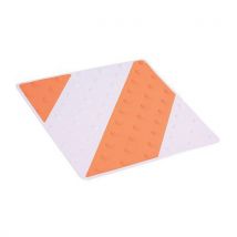 5 Pièces Dalle Podotactible Orange/blanc - Novap, - Novap