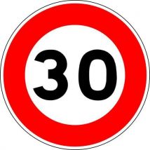 Kelias - Hinweisschild B14_30 - Geschwindigkeitsbegrenzung 30 Km/h - Lacroix