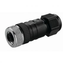 Connecteur Droit M12 Codé S Pour Modèle Mach Led Plus,