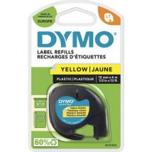 Ruban Pour Dymo Letratag Type: Plastique Jaune,