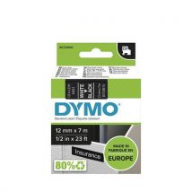 Ruban Dymo D1 12mm Blanc/noir,