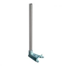 Colonne Inox H: 600mm Pour Plateau 650x500mm,