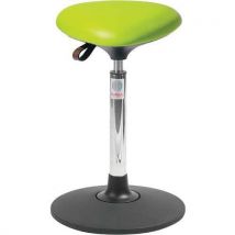 Hocker Sway Tria - Lederimitat - Hoch - Grün,