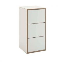 Meuble De Rangement Bob Fermé Avec 3 Tiroirs,