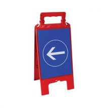 Warnaufsteller, Modular, Rot - Verbotene/vorgeschr. Richtung,