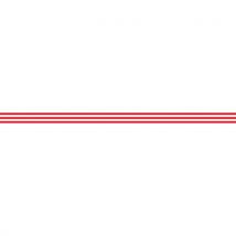 2 Stücke Klebestreifen Für Glastür - Parallellinien, Rot,