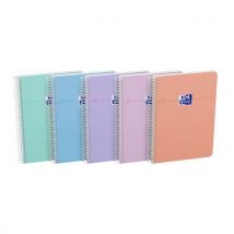 Spiralheft Oxford Smart 155 X 215 160 S. Q5/5 Sort. Pastel,