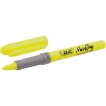 12 Pièces Bic Highlighter Grip Surligneur Fluo - Jaune - Bic, - BIC