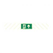 Systemtext - Panneau Photoluminescent -flèche D'urgence Haut- Supernova+ ,