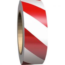 Absperrband, Rot/weiß - Systemtext,