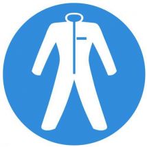 Schild „schutzkleidung Tragen“, 80 Mm - Systemtext,
