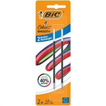 2 Stücke Nachfüllpackung Gut Fließende Tinte Smooth - Blau - Bic,