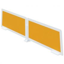 Écran De Séparation - 2 Panneaux - 35 X 60 Cm Orange,