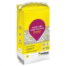 Weber Saint Gobain - Enduit Colle Multi-fonctions - Weber 4 Kg,