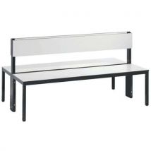 Banc Basic Plus Double Face Avec Dossier Blanc L 1500,