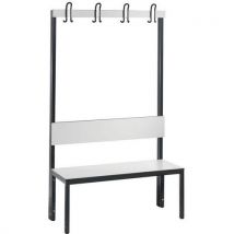 Bank Mit Rückenlehne Und Kleiderhaken Basic Plus Weiß L 1000,