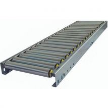 Bandförderer Mit Pvc-rollen - Breite 500 Mm - Abstand 150 Mm - Länge 2000 Mm,