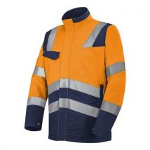 Jacke, Fluo Safe Xp, Neonorange/marineblau 3,