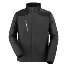 Softshell-jacke, Caucase, Anthrazitgrau/schwarz, L,