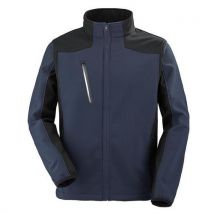 Softshell-jacke, Caucase, Marineblau/schwarz, 2xl,