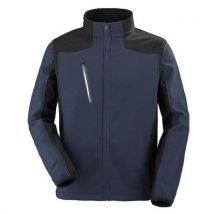 Softshell-jacke, Caucase, Marineblau/schwarz, L,