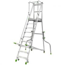 Mobile Plattform, 9 Stufen, Arbeitshöhe 3,8 M,