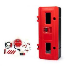 Feuerlöscherkasten, Schlüssel Unter Glas Mit Alarm, Serie 70,