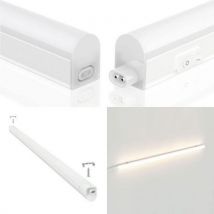 Velamp - Réglette 70 Led T5 10w 87,3cm Avec Interrupteur, 4000k,