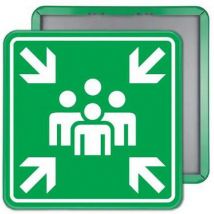 Panneau Point De Rassemblement - 60x60 - Relexim,
