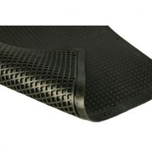 4 Pièces Tapis Antifatigue Surelast Standard - 80 X 100 Cm - Noir,