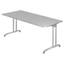 Hammerbacher - Bureau Fixe 180 Cm Série B Gris,
